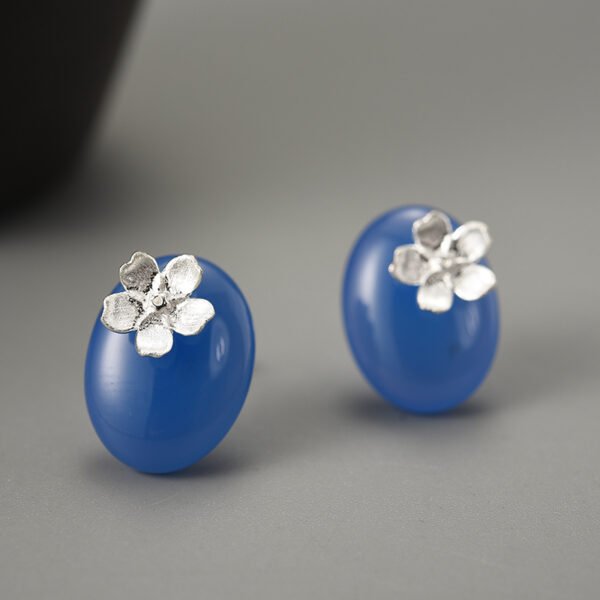 Natural Blue Agate - Image 3