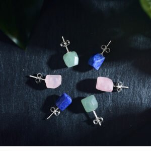 Aventurine Natural Stone Earring Designs