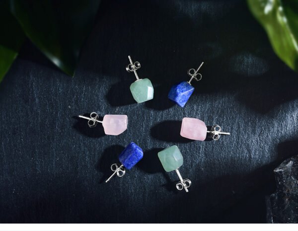Aventurine Natural Stone Earring Designs