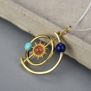 Solar system Lapis Lazuli, Turquoise & Sunstone