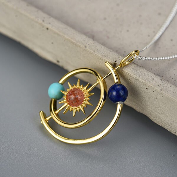 Solar system Lapis Lazuli, Turquoise & Sunstone