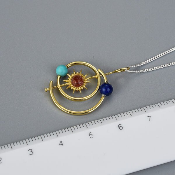 Solar system Lapis Lazuli, Turquoise & Sunstone - Image 6