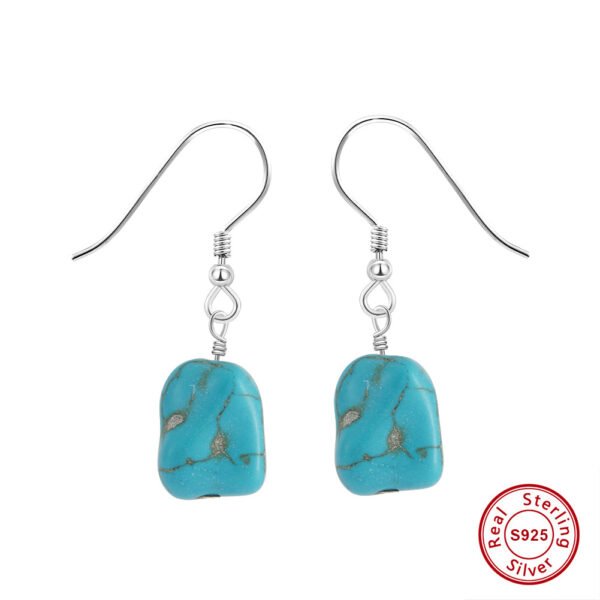 Turquoise Natural Stone Earring Designs - Image 4