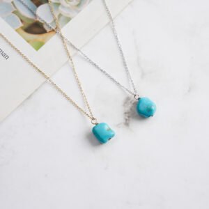 Turquoise Natural Stone Necklace Designs
