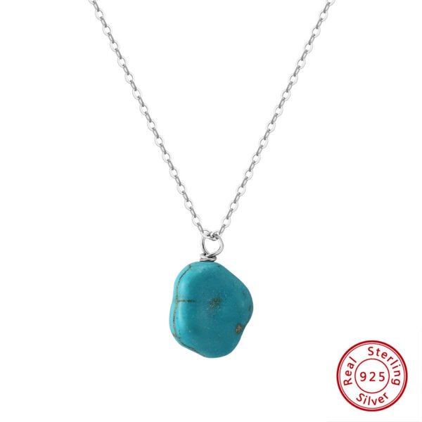 Turquoise Natural Stone Necklace Designs - Image 2