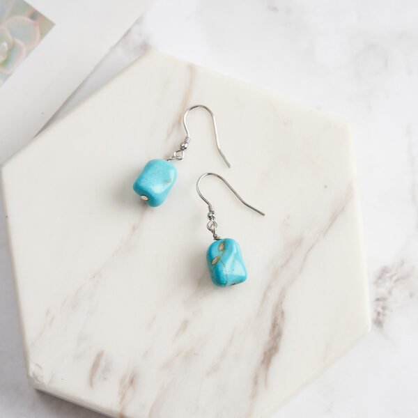Turquoise Natural Stone Earring Designs - Image 5