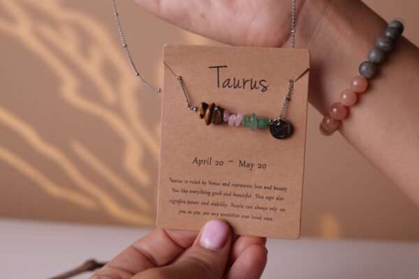 Zodiac Necklace Natural Stone - Image 9