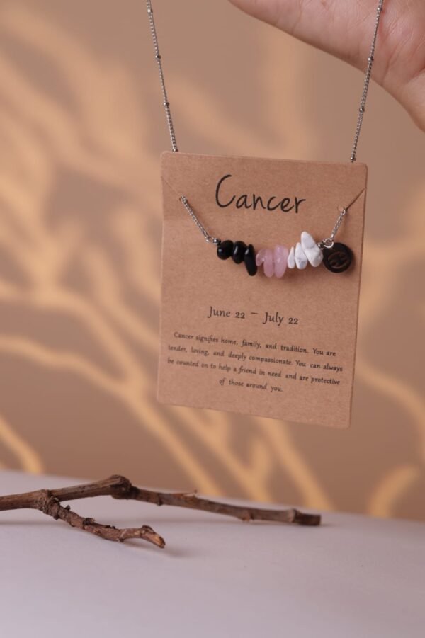 Zodiac Necklace Natural Stone - Image 11