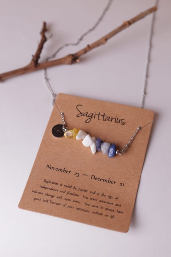 Zodiac Necklace Natural Stone - Image 14